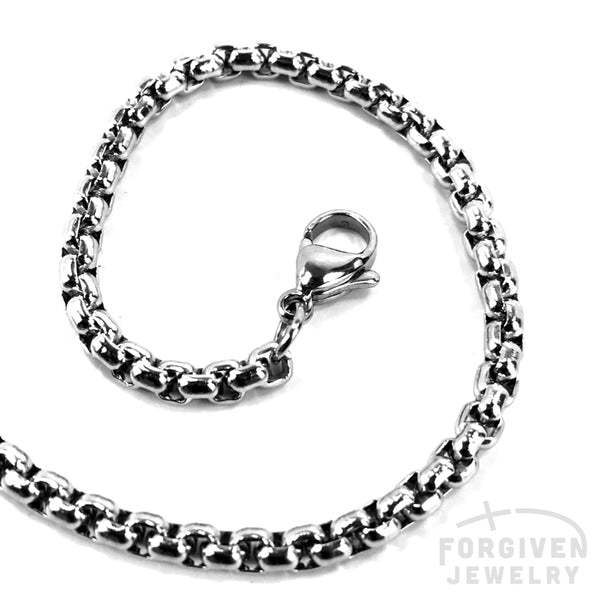 Box Heavy Neck Chain Select Your Size - Forgiven Jewelry