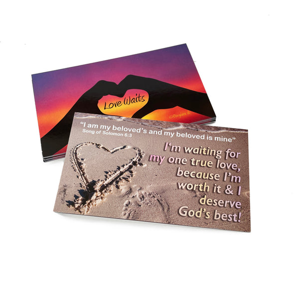 Love Waits Inspirational Pocket Card