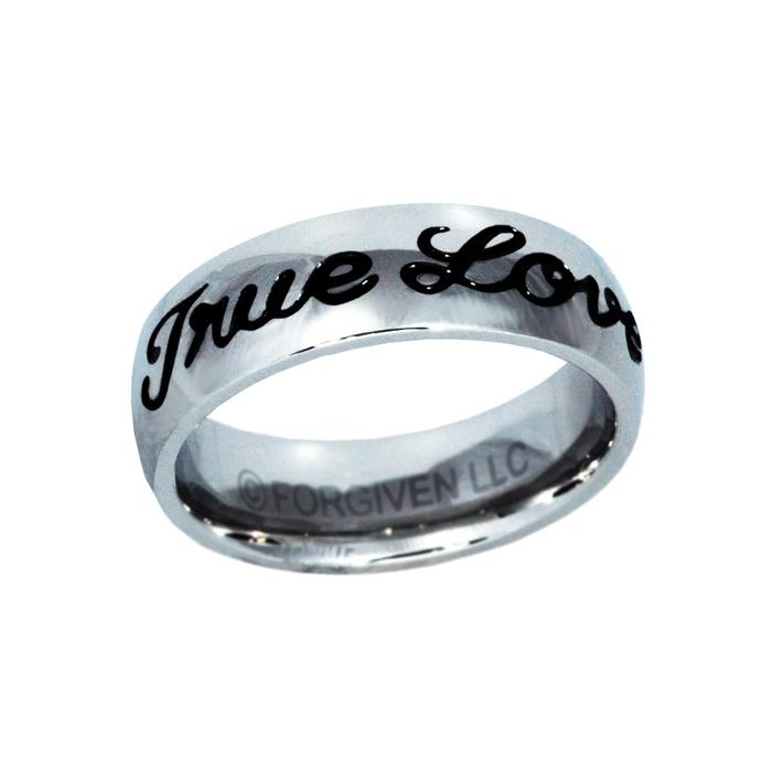 True Love Waits Cursive Ring - Forgiven Jewelry
