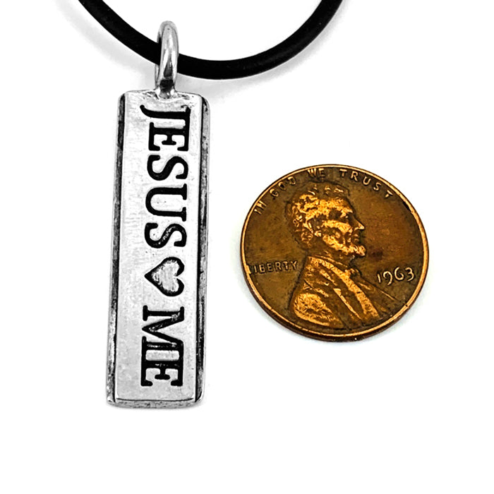 Jesus Loves Me Necklace - Forgiven Jewelry