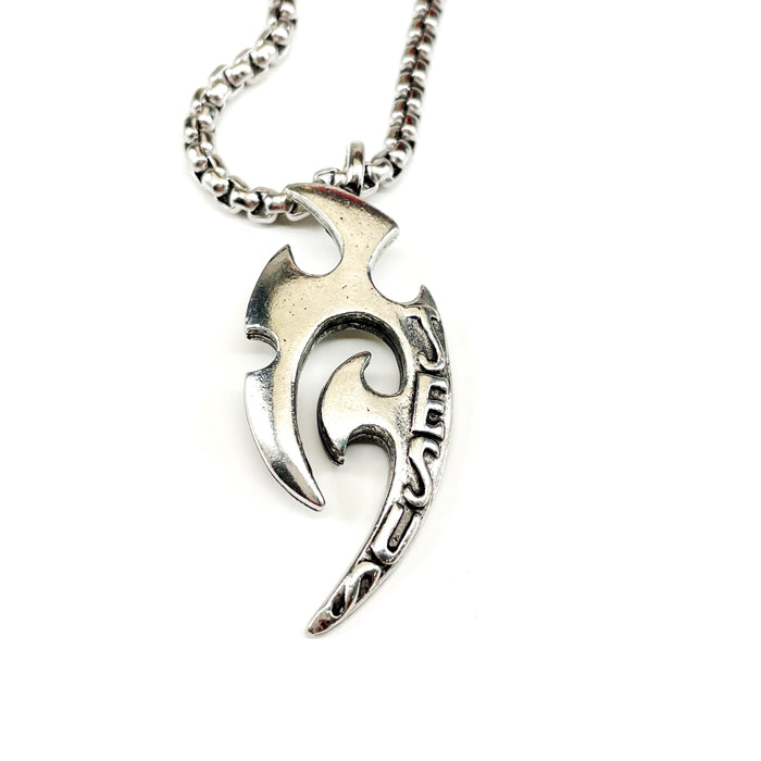 Jesus Necklace on Heavy Box Chain - Forgiven Jewelry
