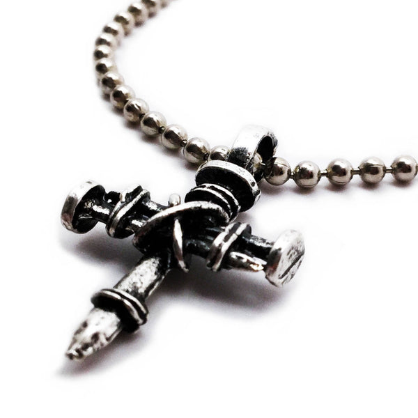 Penny Nail Cross Necklace Mini - Forgiven Jewelry