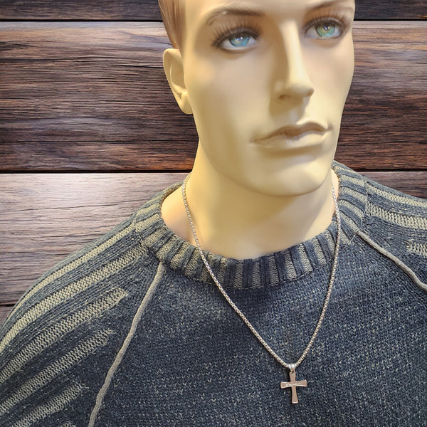 Cross Jesus Heavy Chain Necklace