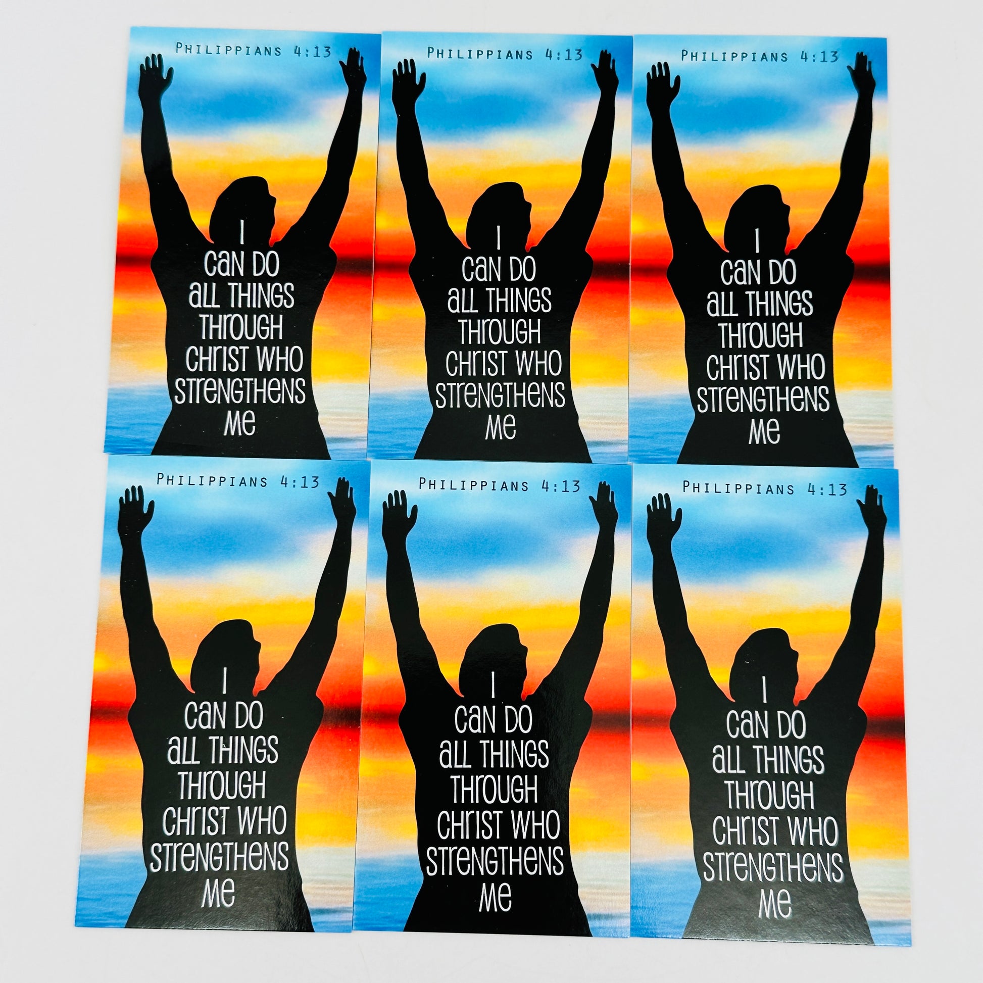 I Can Do All Things Through Christ Inspirational Pocket Card