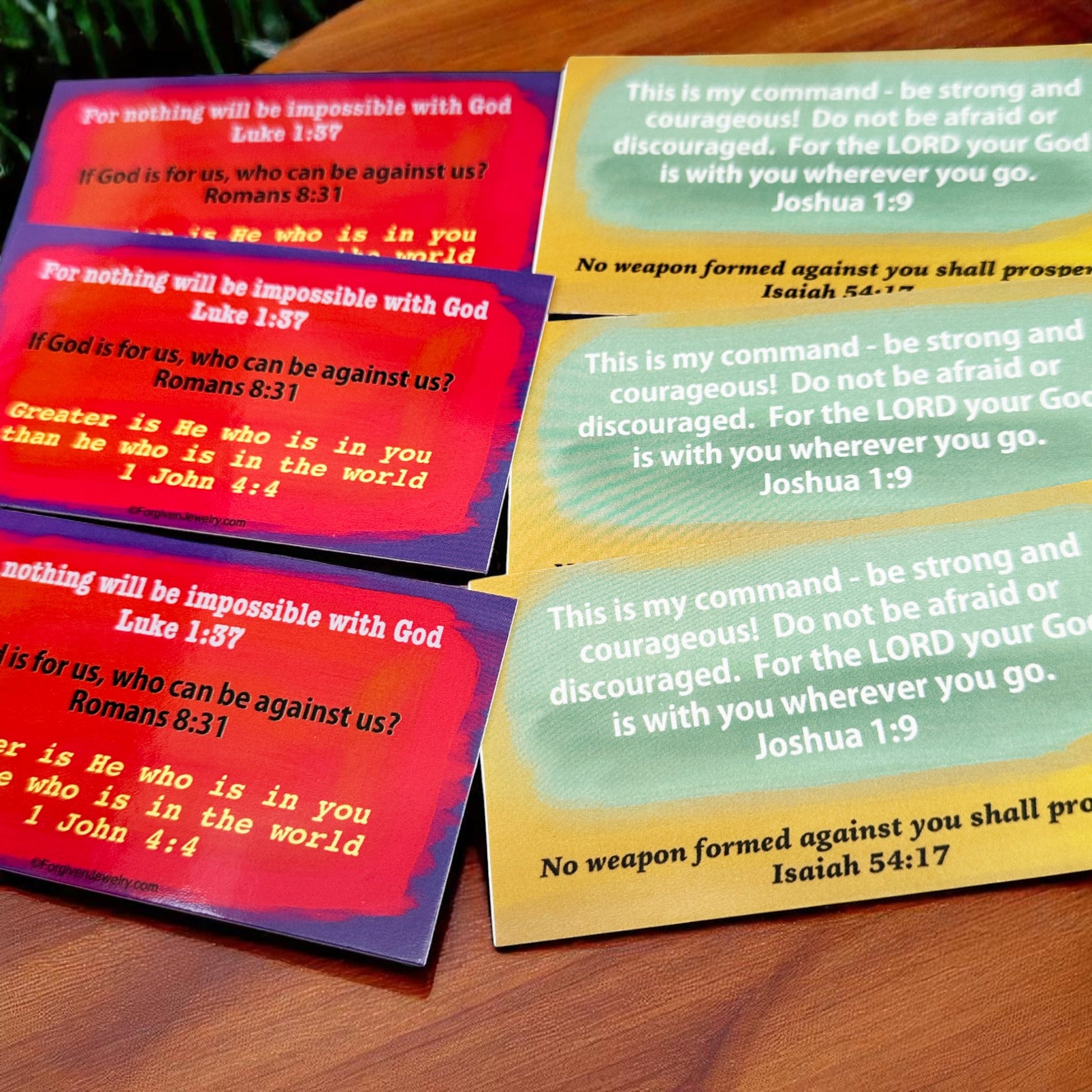 God Is For Us Scripture Sharing Card Nothing Is Impossible Inspirational Pocket Card