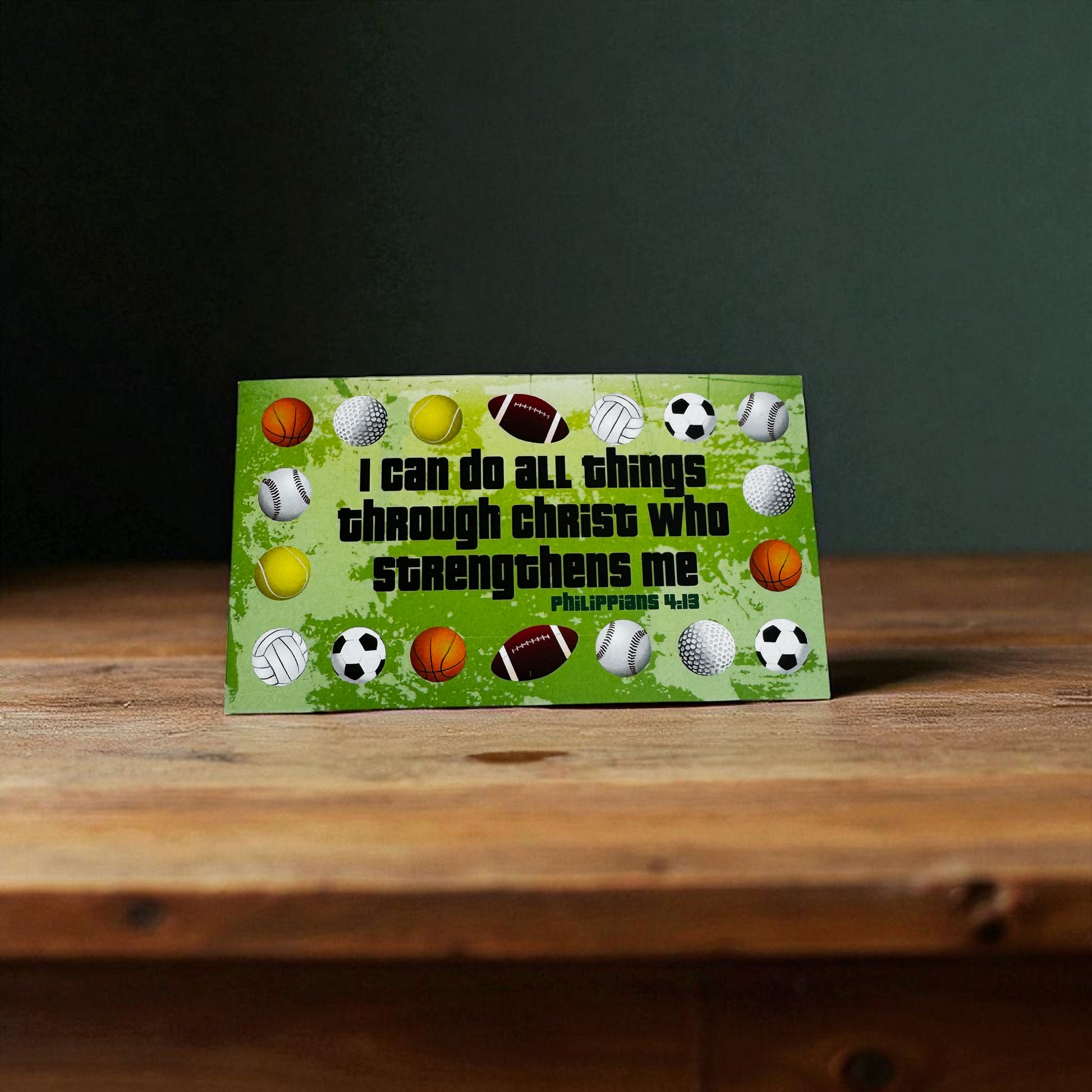 Phil 413 I Can Do All Things Through Christ Inspirational Pocket Card