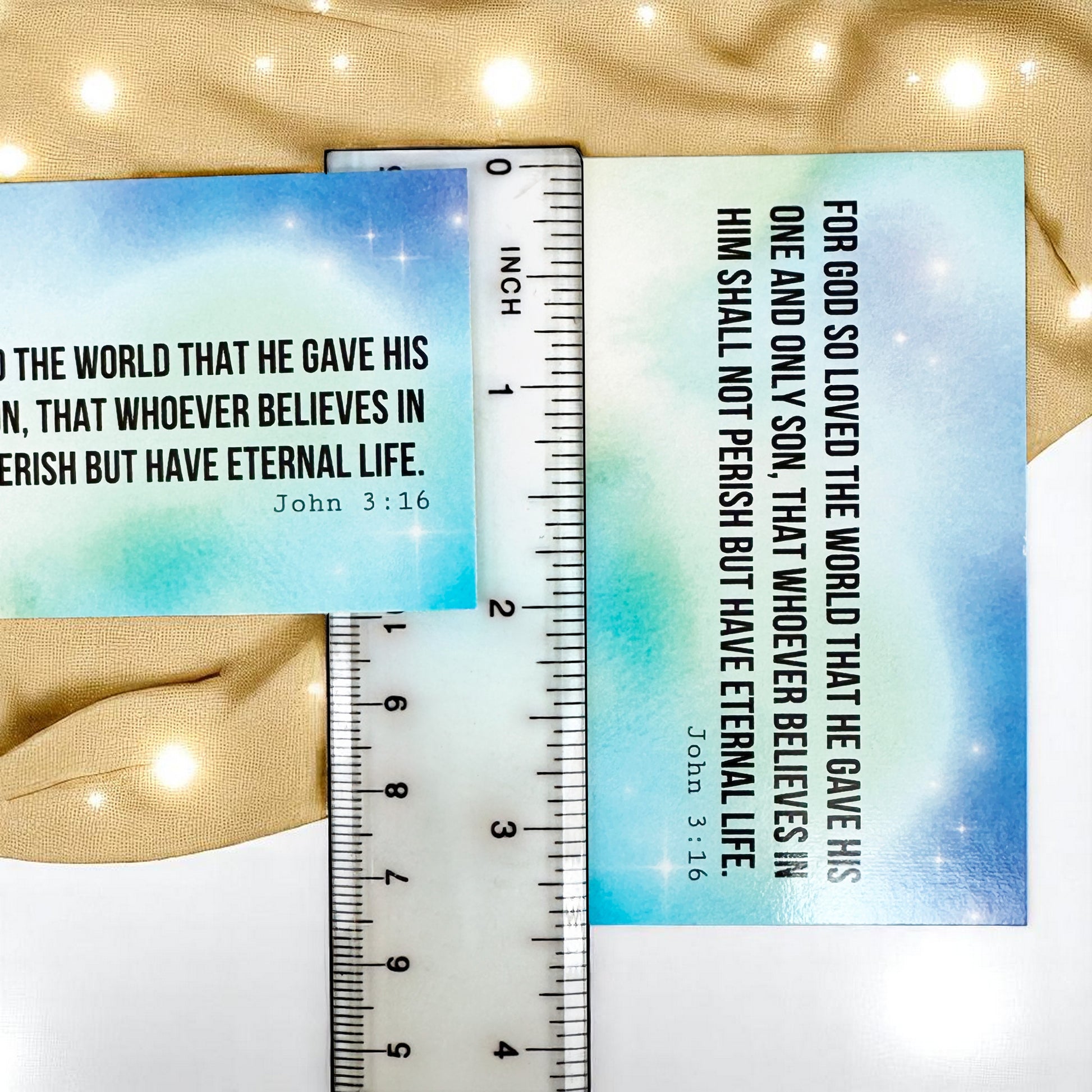 John 316-17 For God So Loved The World Inspirational Pocket Card