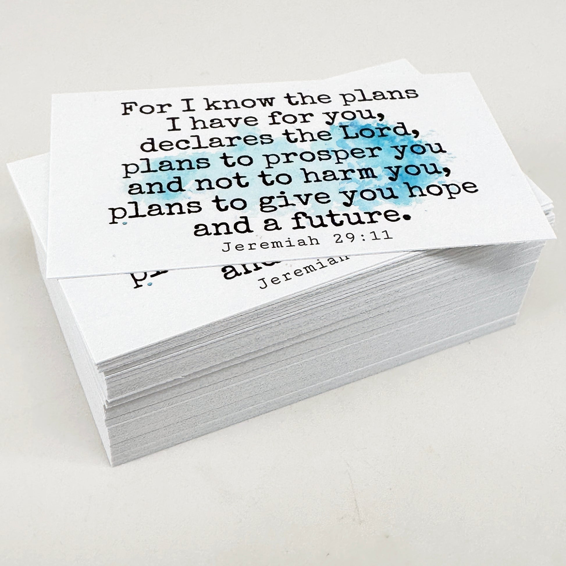 Jeremiah 2911-13 I Know The Plans I Have For You Inspirational Pocket Card