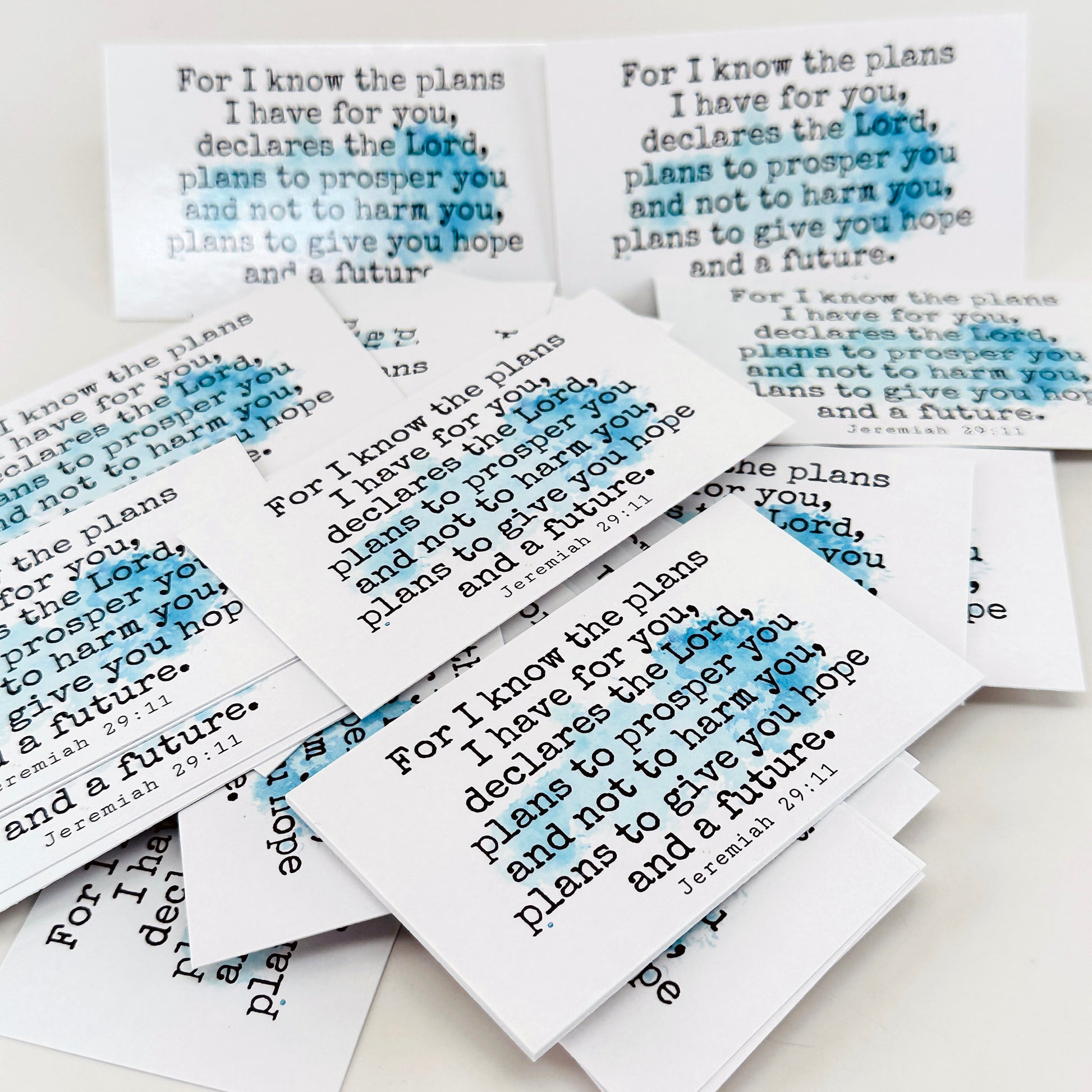 Jeremiah 2911-13 I Know The Plans I Have For You Inspirational Pocket Card