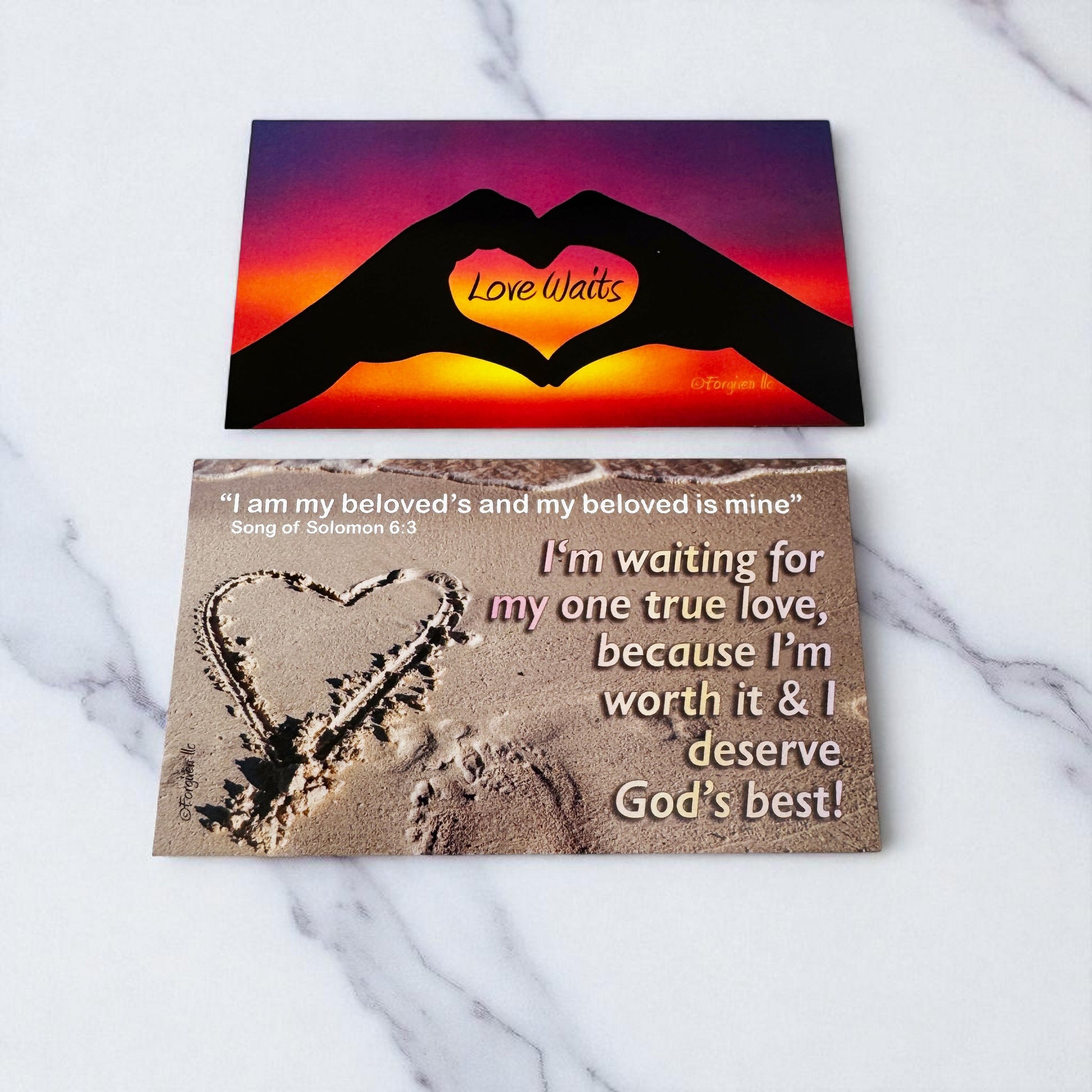 Love Waits Inspirational Pocket Card