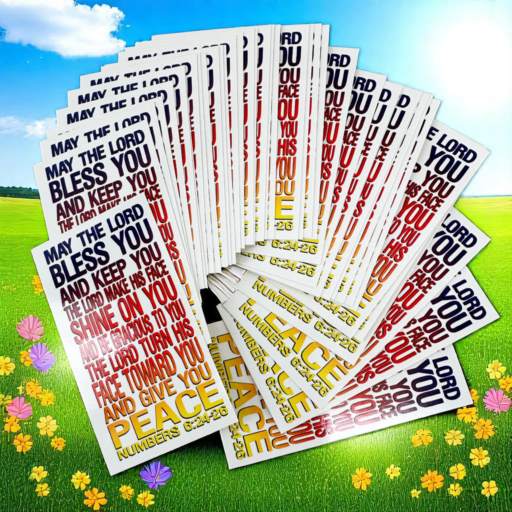 Lords Prayer Scripture Sharing Card May The Lord Bless You Inspirational Pocket Card