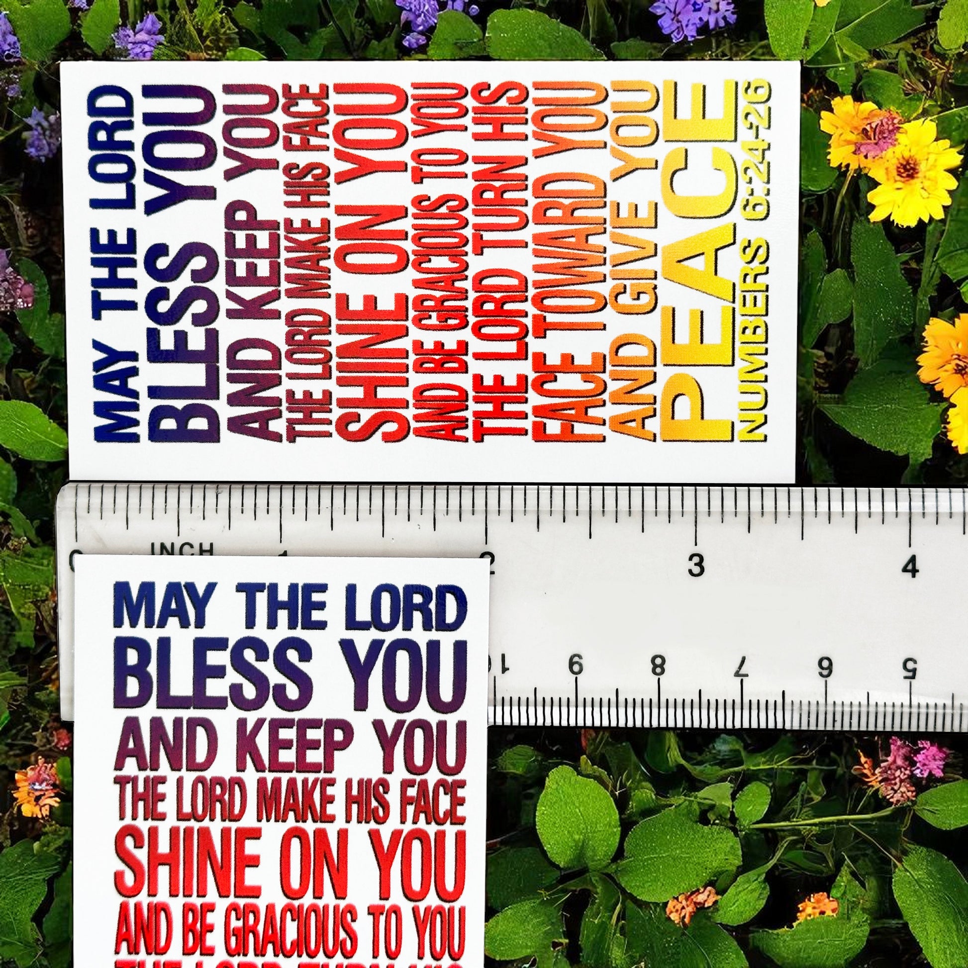 Lords Prayer Scripture Sharing Card May The Lord Bless You Inspirational Pocket Card