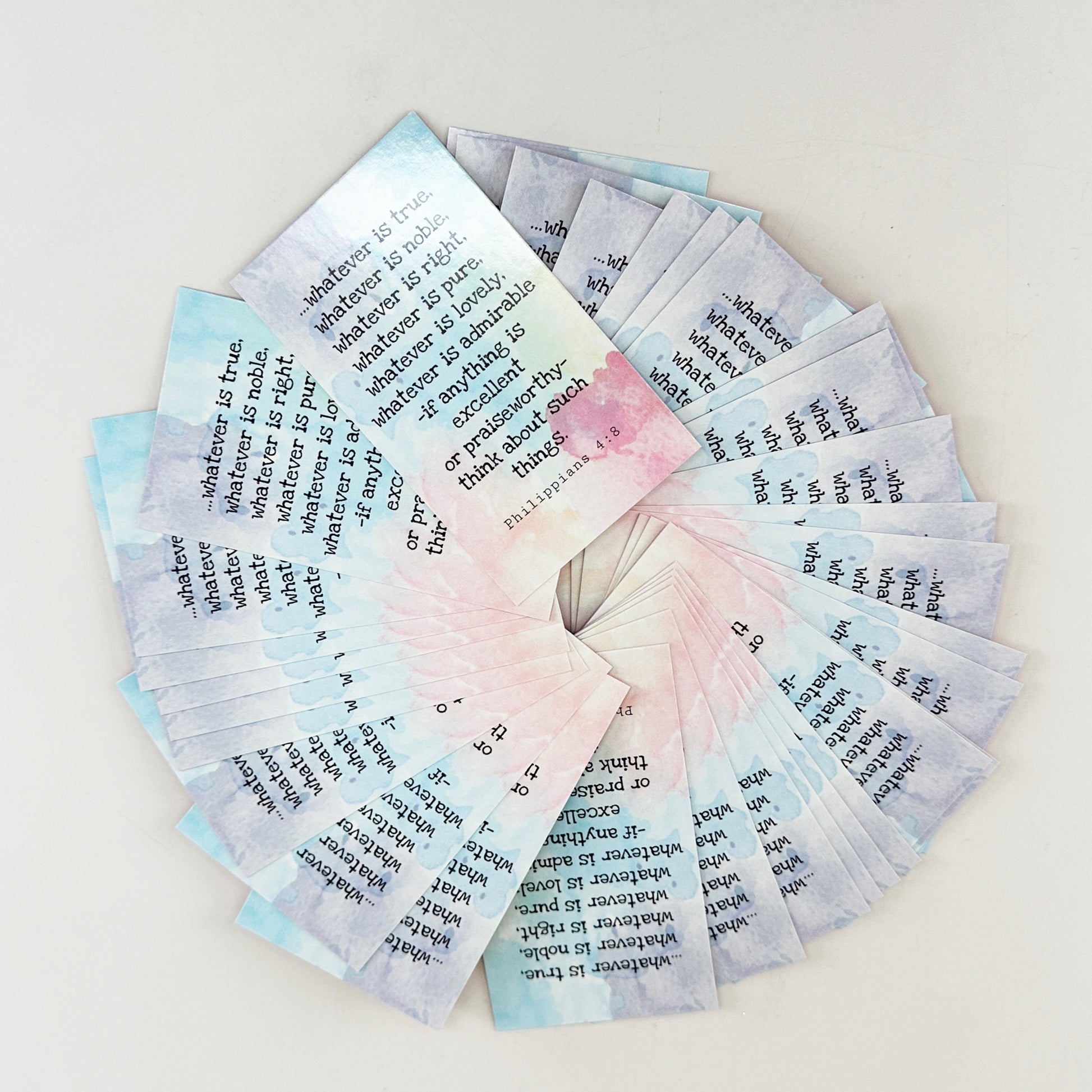 Philippians 44-8 Rejoice In The Lord Inspirational Pocket Card