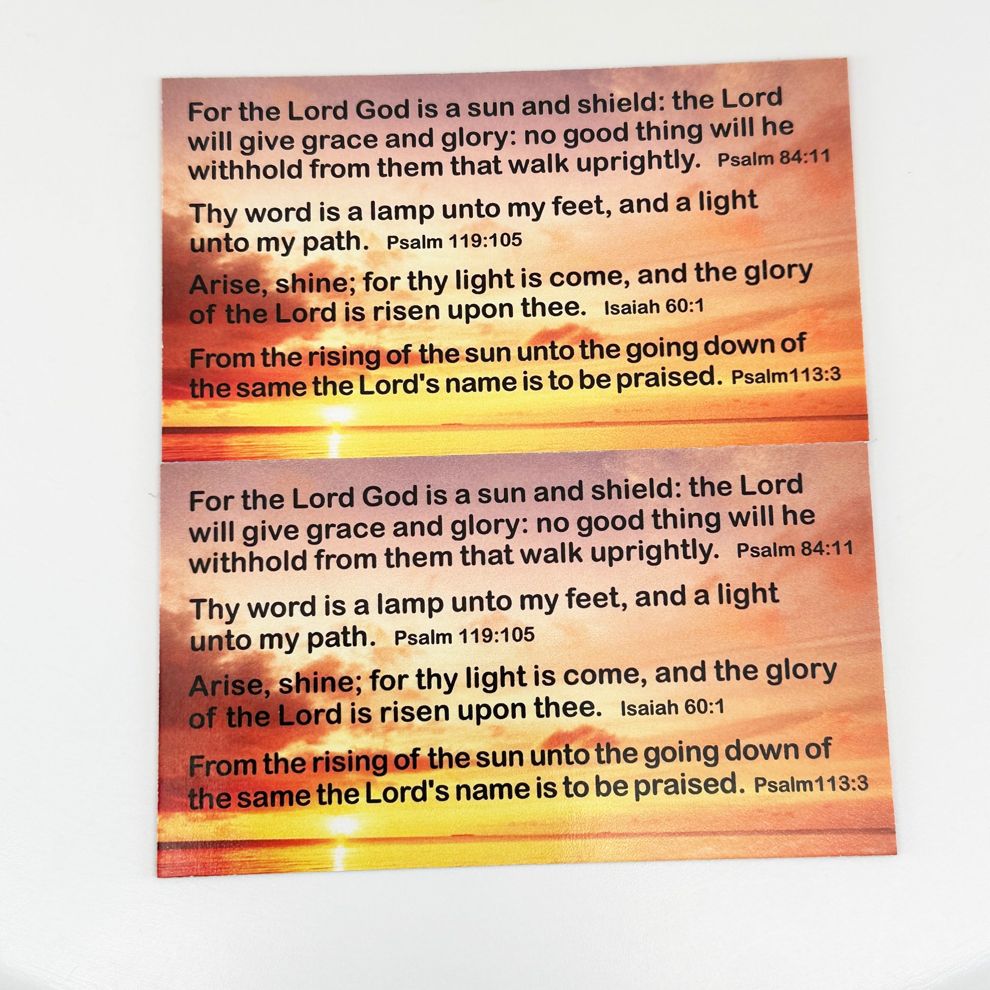 Be Strong and Courageous  Scripture Sharing Card "Joshua 1:9" Inspirational Pocket Card