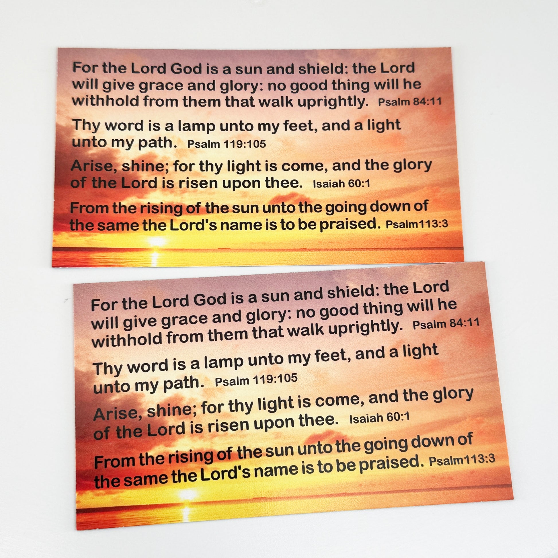 Be Strong and Courageous  Scripture Sharing Card "Joshua 1:9" Inspirational Pocket Card