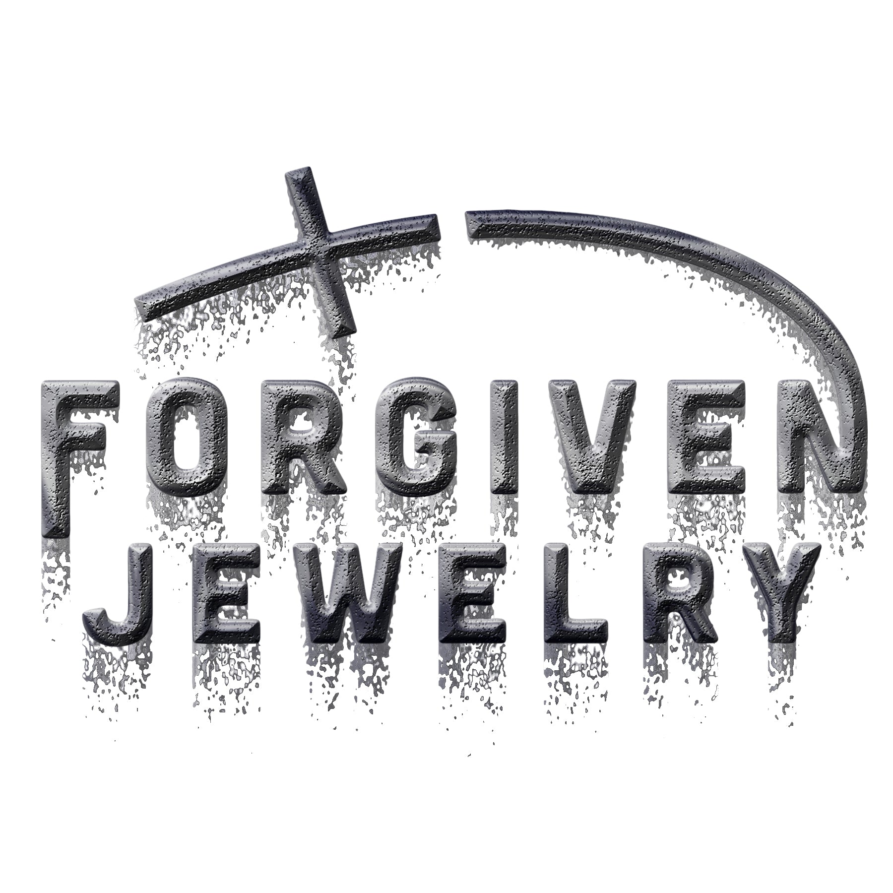 Nail Cross Necklace On Rope Chain