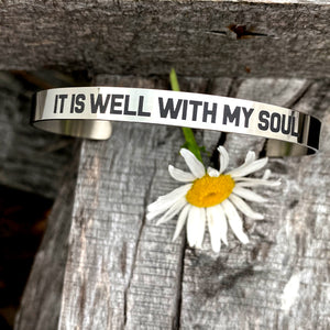 It Is Well With My Soul Bracelet - Forgiven Jewelry