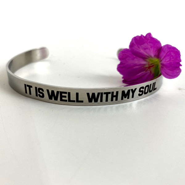 It Is Well With My Soul Bracelet - Forgiven Jewelry