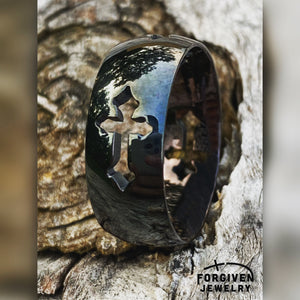 Black Cross Ring - Forgiven Jewelry