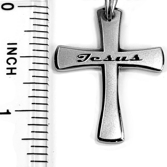 Cross Jesus Necklace - Forgiven Jewelry
