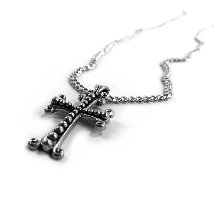 Faith Cross Necklace on Chain - Forgiven Jewelry