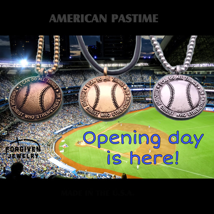 Baseball I Can Do Necklace - Forgiven Jewelry