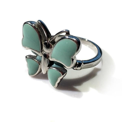 Green Butterfly Ring - Forgiven Jewelry
