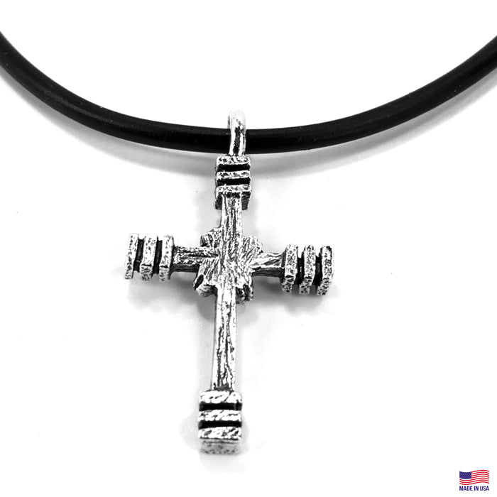 Rugged Cross Necklace - Forgiven Jewelry