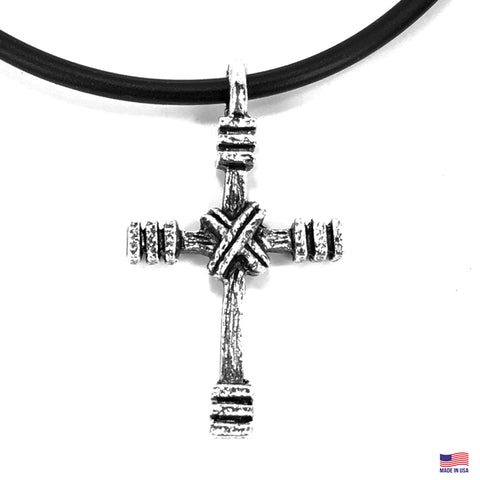 Rugged Cross Necklace - Forgiven Jewelry