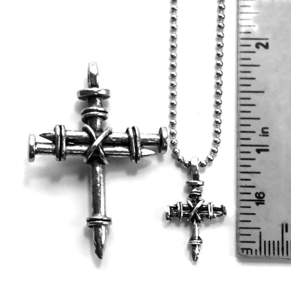 Penny Nail Cross Necklace Mini - Forgiven Jewelry