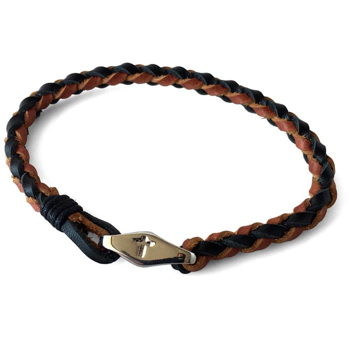 Braided Cross Bracelet - Forgiven Jewelry