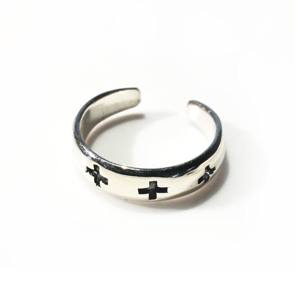 Cross Band Toe Ring - Forgiven Jewelry