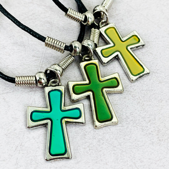 Mood Cross Choker - Forgiven Jewelry