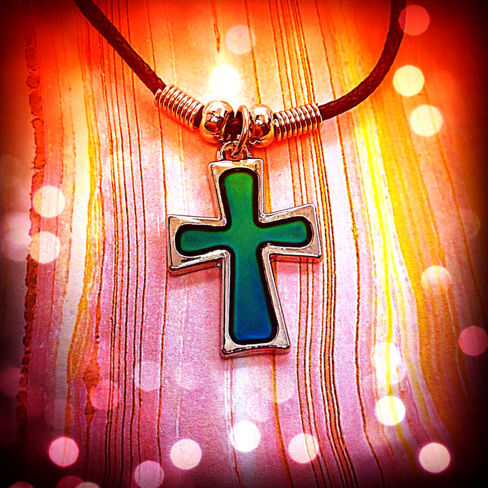 Mood Cross Choker - Forgiven Jewelry