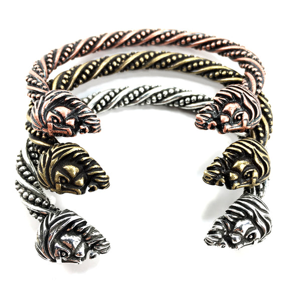 Vikings Lion Bangle Copper - Forgiven Jewelry