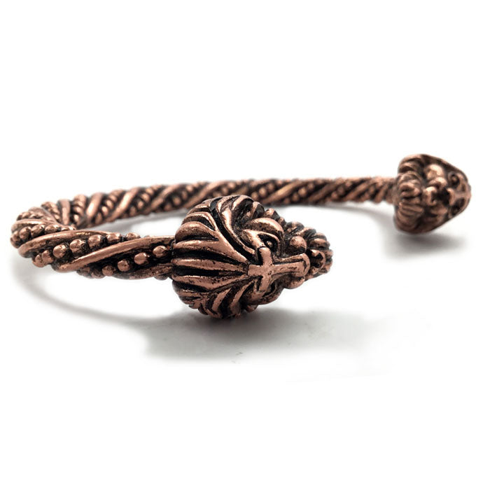 Vikings Lion Bangle Copper - Forgiven Jewelry