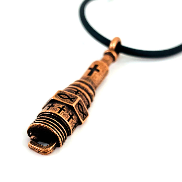 Spark Plug Copper Necklace - Forgiven Jewelry