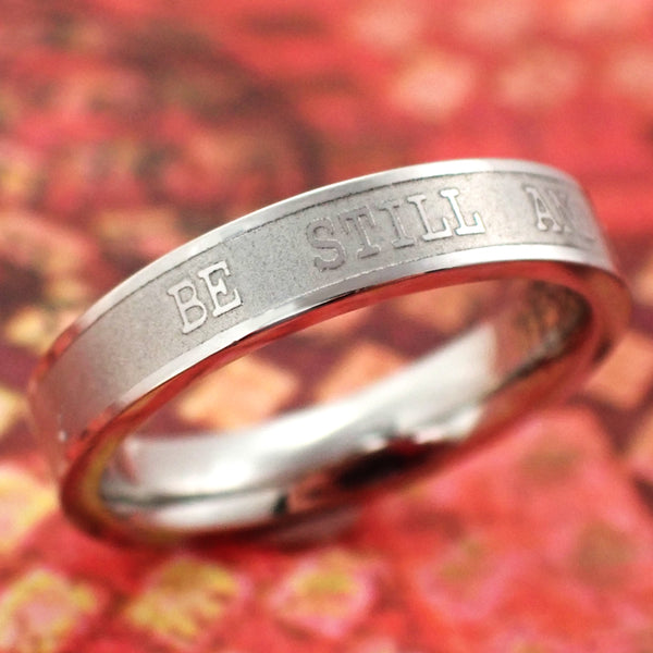 Be Still and Know Ring - Forgiven Jewelry