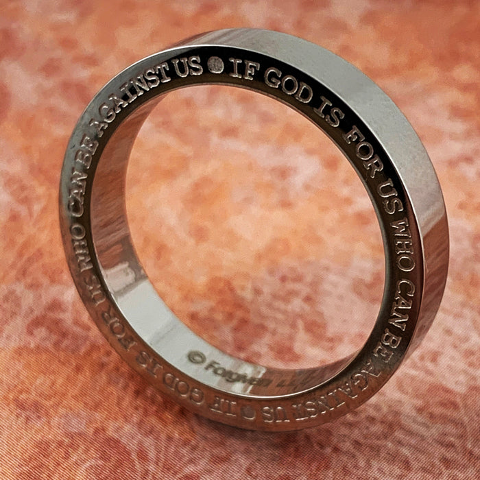 God Is For Us Who Can Be Against Us Ring - Forgiven Jewelry