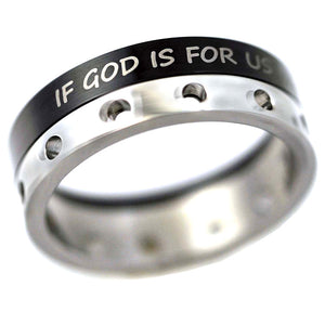 God Is For Us Spinner Ring - Forgiven Jewelry