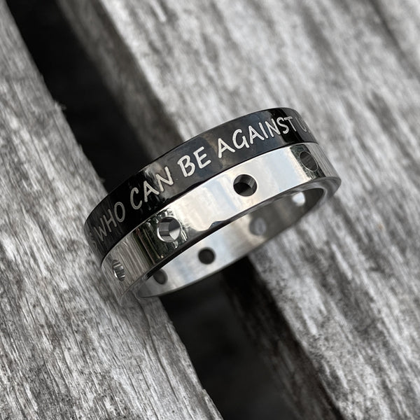 God Is For Us Spinner Ring - Forgiven Jewelry