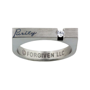 Signet Purity Ring - Forgiven Jewelry
