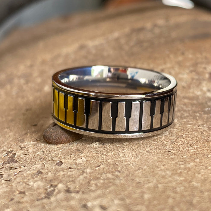 Music Piano Ring - Forgiven Jewelry
