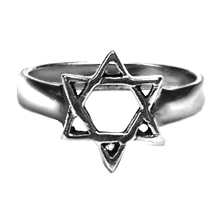 Sterling Silver Star of David Ring - Forgiven Jewelry