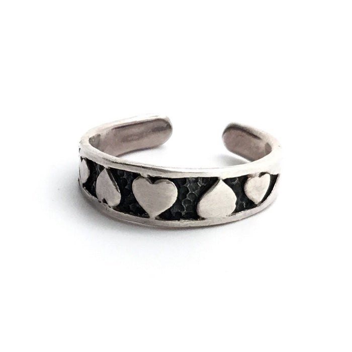 Heart Band Toe Ring - Forgiven Jewelry