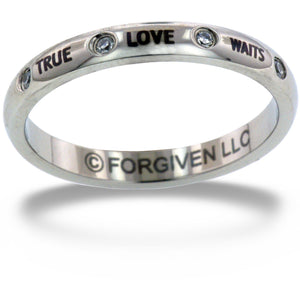 True Love Waits Stackable Ring - Forgiven Jewelry