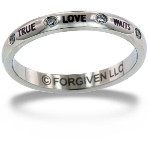 True Love Waits Stackable Ring - Forgiven Jewelry