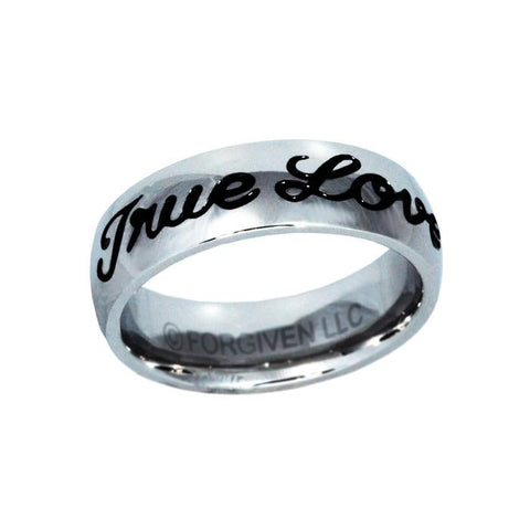 True Love Waits Cursive Ring - Forgiven Jewelry