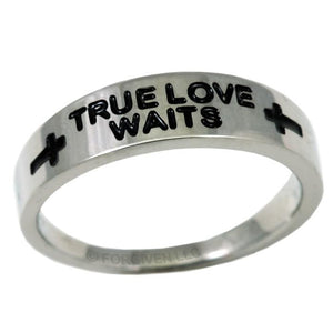 True Love Waits Mens Ring - Forgiven Jewelry