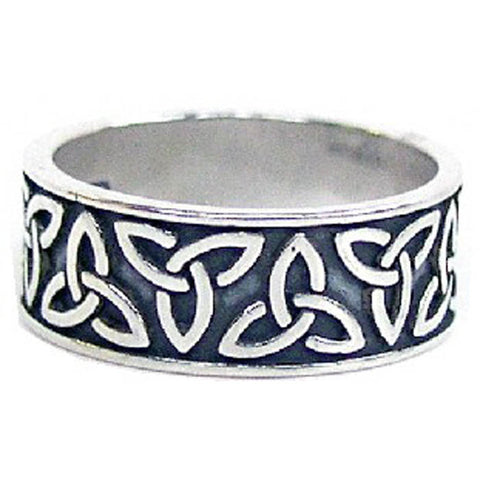 Sterling Silver Trinity Band Ring - Forgiven Jewelry